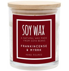 FRANKINCENSE & MYRRH SOY WAX CANDLE - SMALL