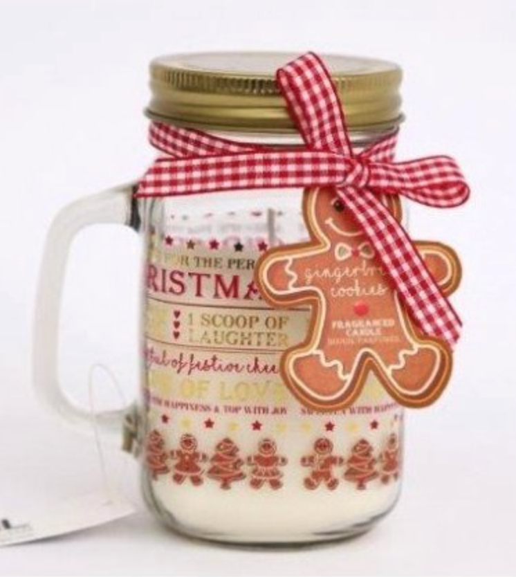 GINGERBREAD MASON JAR CANDLE
