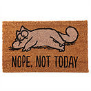 Nope Not Today Simon's Cat Coir Mat