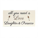 Prosecco Wall Plaque