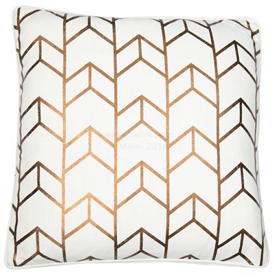 Malini Geo Bronze Cushion