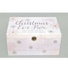 SILVER AND WHITE CHRISTMAS EVE BOX