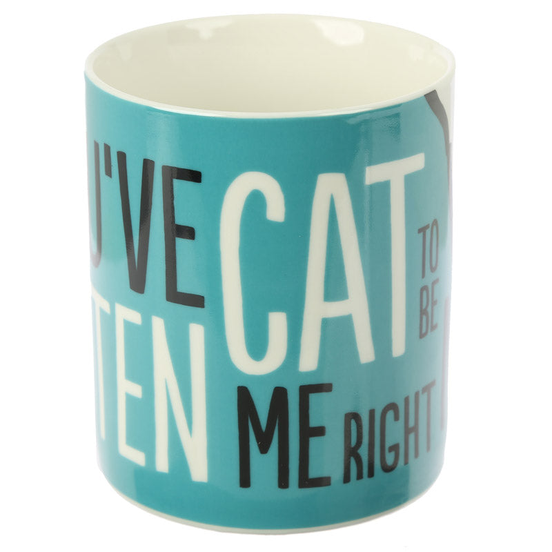 Kitten Slogan Simon's Cat New Bone China Mug