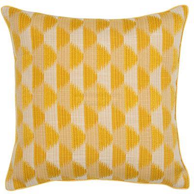 Malini Large Sunrise Mustard Cushion